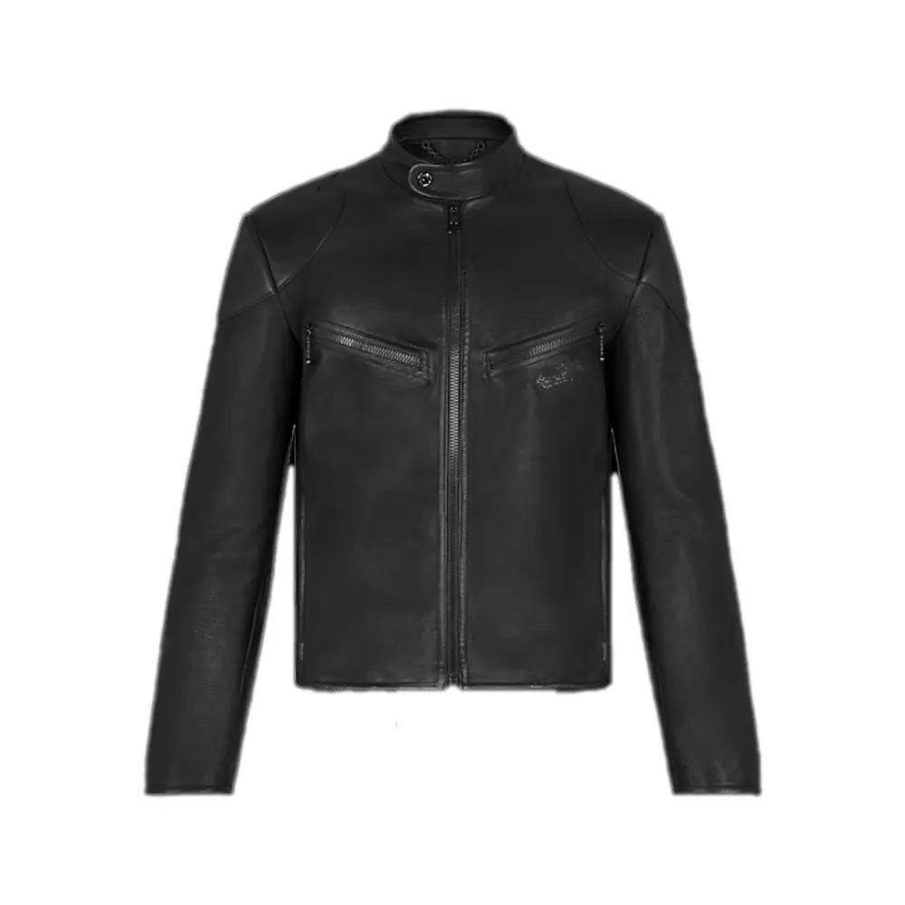 louis vuitton original leather biker jacket