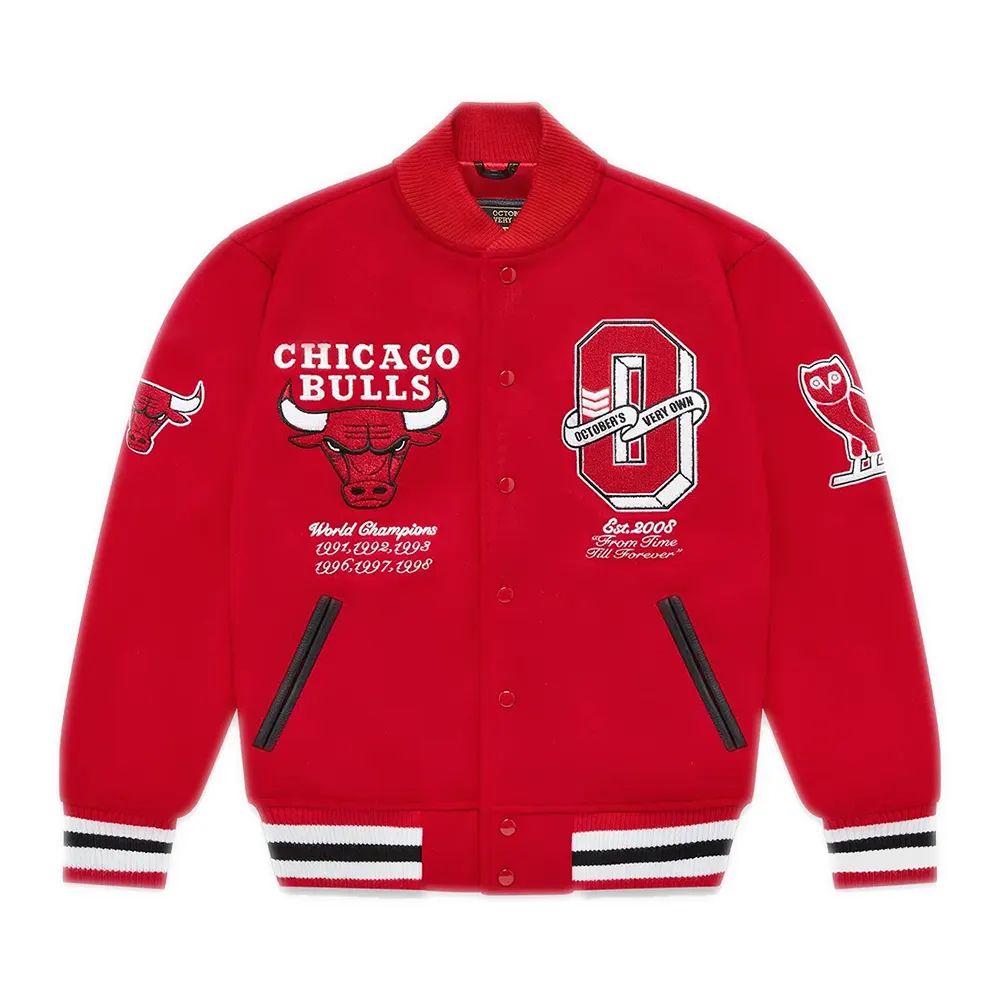 ovo chicago bulls varsity jacket