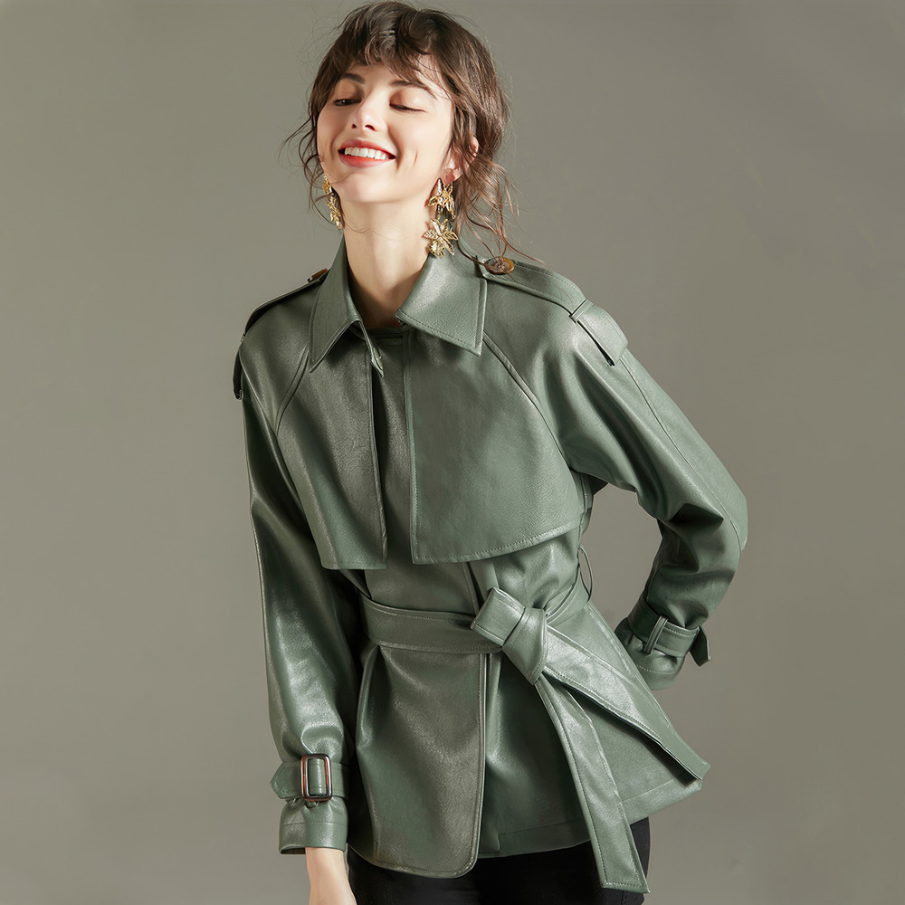 Liverpool Women's Size L Green Solid Moto Jacket