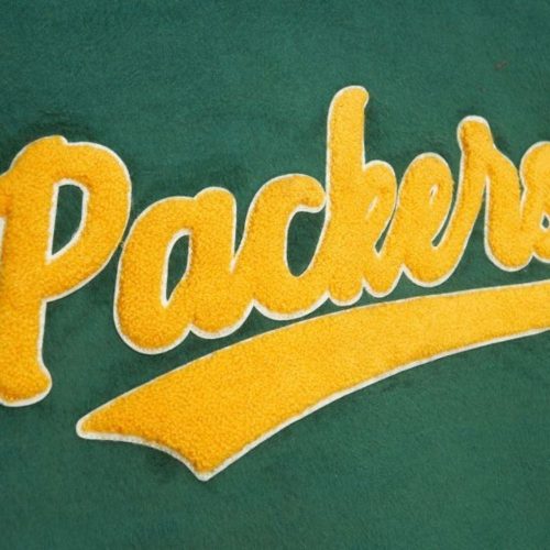 packers mitchell & ness team legacy varsity jacket